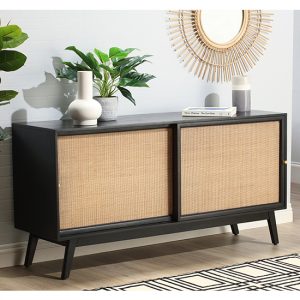 mixco-wooden-sideboard-2-sliding-doors-black