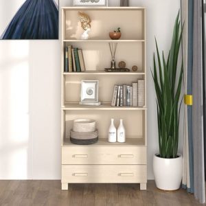 nalren-solid-pinewood-bookcase-2-drawers-honey-brown