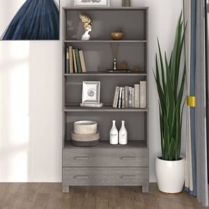 nalren-solid-pinewood-bookcase-2-drawers-light-grey