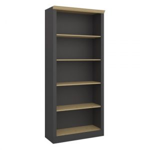 nebula-wooden-bookcase-4-shelves-black-pine