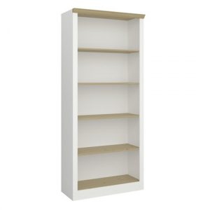 nebula-wooden-bookcase-4-shelves-white-pine