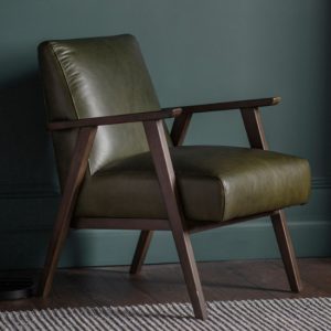 neelan-leather-armchair-wooden-frame-heritage-green
