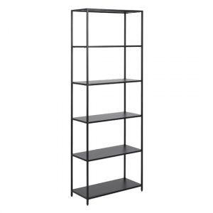 newberry-5-shelves-bookcase-matt-black