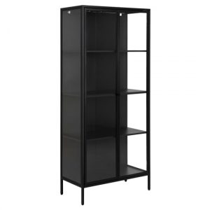 newberry-large-2-doors-display-cabinet-matt-black