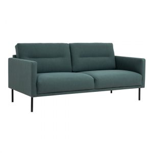 nexa-fabric-2-seater-sofa-dark-green-black-legs