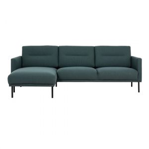 nexa-fabric-left-handed-sofa-bed-dark-green-black-legs