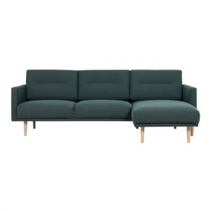 nexa-fabric-right-handed-sofa-bed-dark-green-oak-legs
