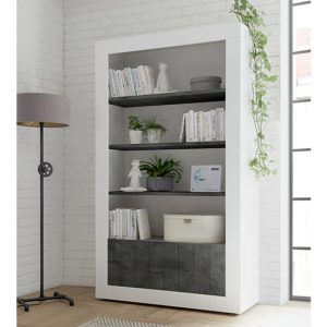 nitro-2-doors-3-shelves-bookcase-white-gloss-oxide