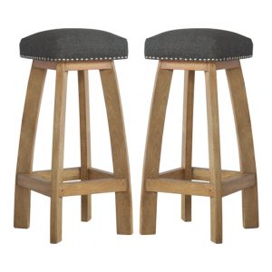 noah-wooden-bar-stool-oak-ish-black-fabric-seat-pair