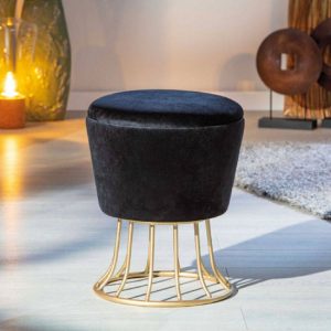 nobly-fabric-storage-ottoman-unit-black-metal-legs
