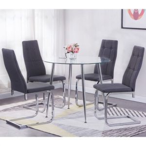 nova-round-clear-glass-top-dining-table-4-chairs