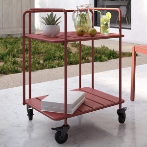 novogratz-penelope-metal-serving-cart-persimmon-red