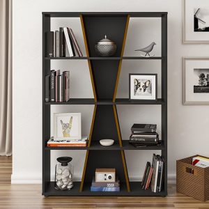 nuneaton-medium-bookcase-black-pine-effect