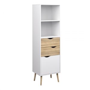 oklo-1-door-2-drawers-bookcase-white-oak