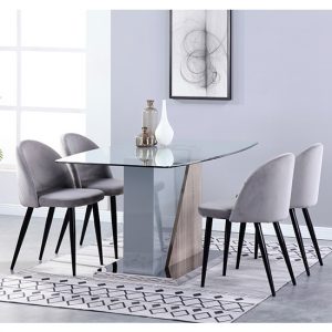 opus-glass-dining-set-4-candy-grey-velvet-chairs