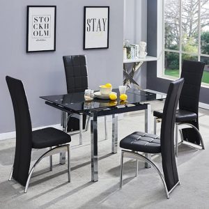 paris-extending-glass-dt-4-black-ravenna-dining-chairs