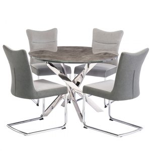 paris-round-grey-glass-dt-4-pasadena-grey-chairs