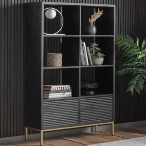 pauls-mango-wood-open-display-unit-2-doors-black