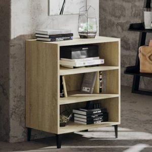 pilvi-wooden-bookcase-3-shelves-sonoma-oak