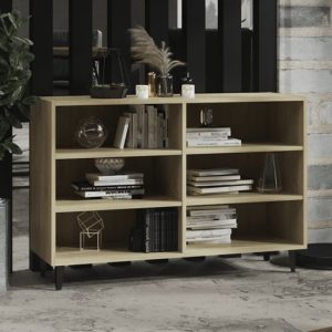 pilvi-wooden-bookcase-6-shelves-sonoma-oak