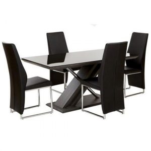 prica-black-glass-top-dining-table-4-crystal-black-chairs