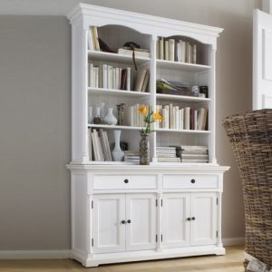 proviko-bookshelf-hutch-cabinet-classic-white