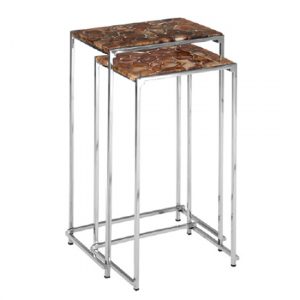 relics-agate-stone-top-nest-of-2-tables-chorme-frame