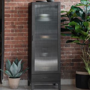 rolla-metal-display-cabinet-1-door-1-drawer-black