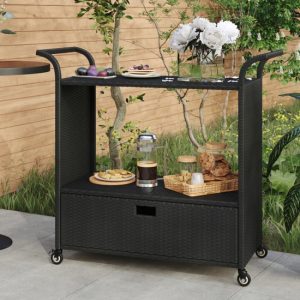 selah-poly-rattan-drinks-trolley-drawer-black