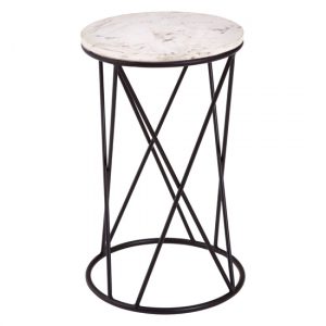 shalom-round-white-marble-top-side-table-black-cross-frame