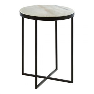 shalom-round-white-marble-top-side-table-black-cross-legs