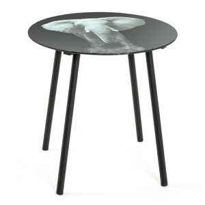 simons-glass-side-table-elephant-print-black-metal-legs