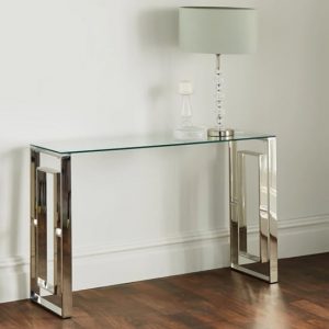 solana-clear-glass-top-console-table-silver-frame