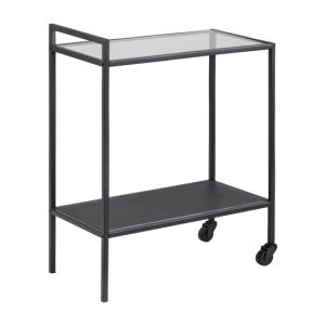sparks-clear-glass-top-serving-trolley-black