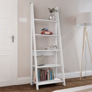 tarvie-wooden-ladder-style-bookcase-white