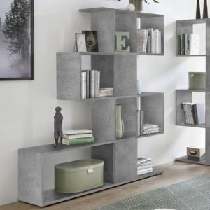 taze-wooden-shelving-bookcase-cement-effect
