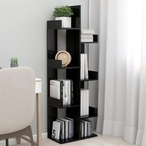tevin-high-gloss-bookshelf-8-compartments-black