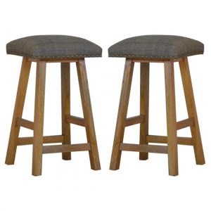 trenton-wooden-bar-stool-oak-ish-tweed-fabric-seat-pair