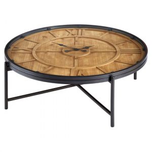 trigona-round-glass-clock-coffee-table-black-metal-frame
