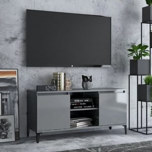 usra-high-gloss-tv-stand-2-doors-shelf-grey