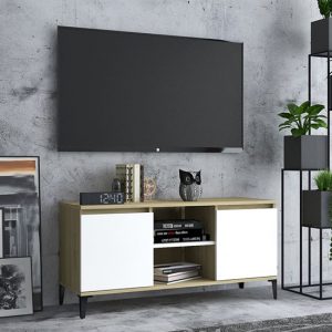 usra-wooden-tv-stand-2-doors-shelf-white-sonoma-oak