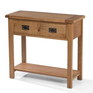velum-wooden-console-table-chunky-solid-oak-2-drawers