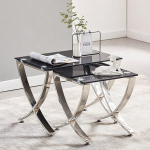 vienna-black-glass-nesting-tables-angular-stainless-legs