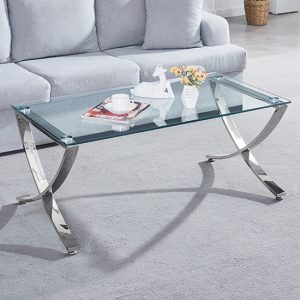 vienna-clear-glass-coffee-table-angular-chrome-legs