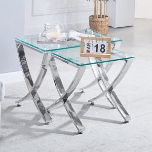 vienna-clear-glass-nest-of-tables-angular-chrome-legs
