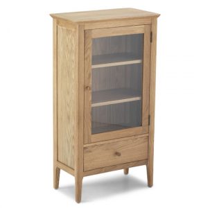 wardle-wooden-glazed-bookcase-crafted-solid-oak-1-drawer