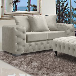 worley-malta-plush-velour-fabirc-2-seater-sofa-cream