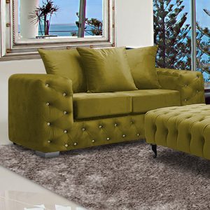 worley-malta-plush-velour-fabirc-2-seater-sofa-grass