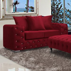worley-malta-plush-velour-fabirc-2-seater-sofa-red