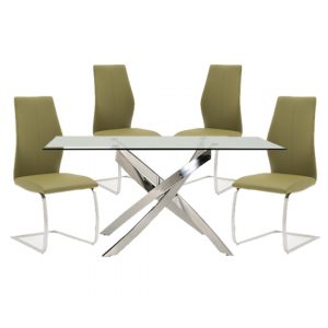 xenon-rectangular-glass-dining-table-4-bernie-olive-chairs
